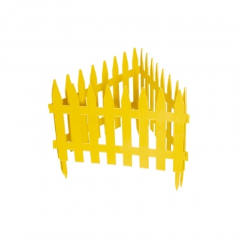 Забор декоративный "Рейка", 28 х 300 см, желтый Россия